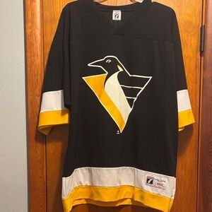 NHL Black and Gold Jersey (Lemieux)